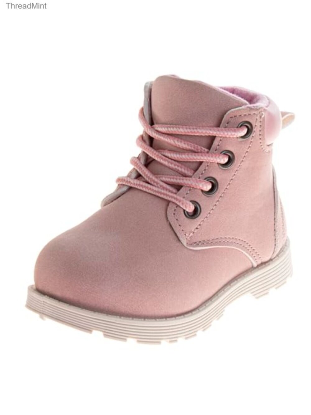 Kids Construction Boots Mid-Calf Workboot Hiking Snow Boots Water-Resistant